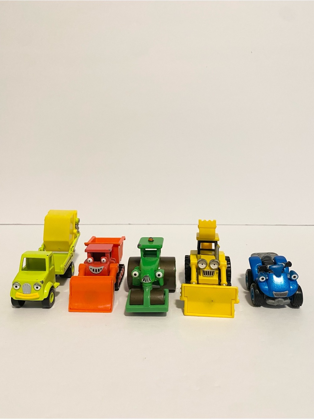 Bob the Builder Diecast Vehicle Lot Scoop Muck Scrambler Rolley Skip Y2K Bundle